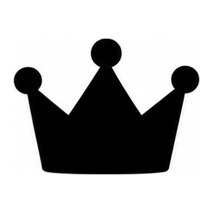 Simple crown pumpkin pattern