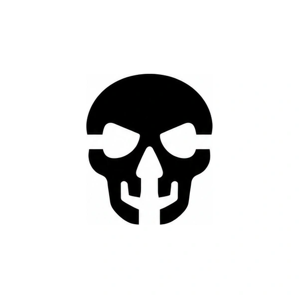 Skull pumpkin pattern