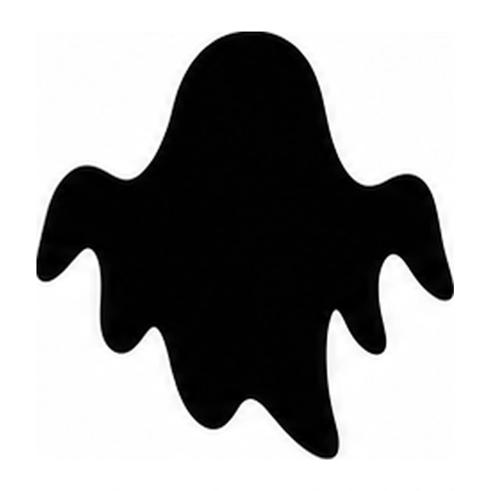 Waving ghost pumpkin pattern