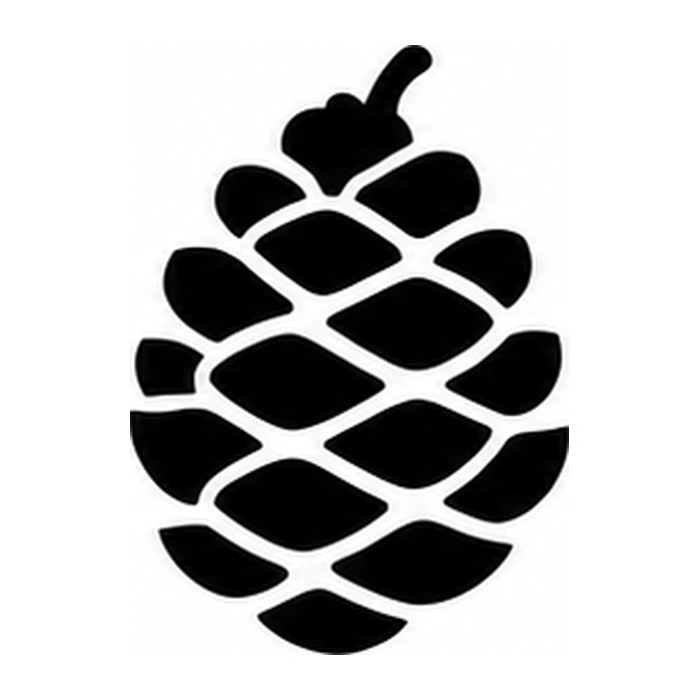 Pine cone pumpkin pattern