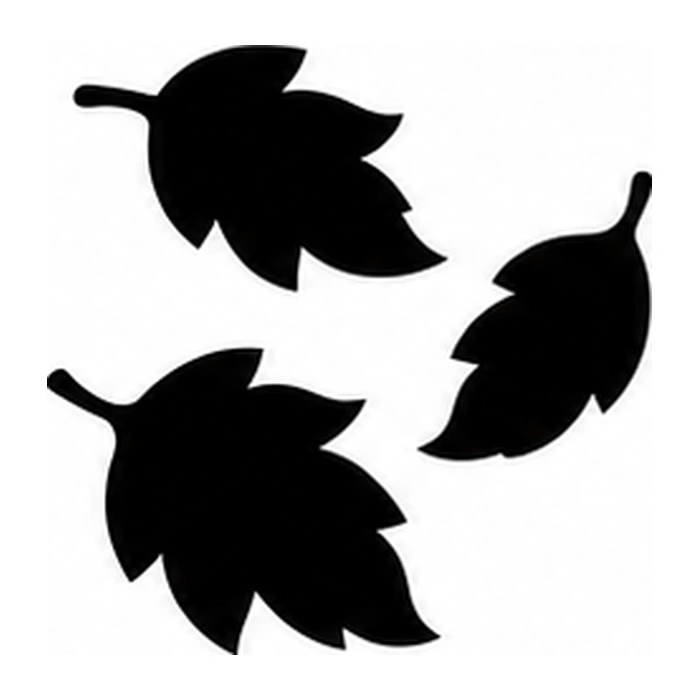 Falling leaf trio pumpkin pattern