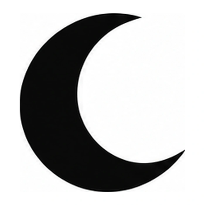 Crescent moon II pumpkin pattern