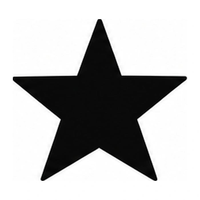 Five-point star pumpkin pattern