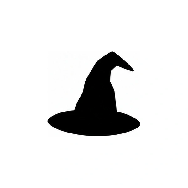 Witch hat pumpkin pattern
